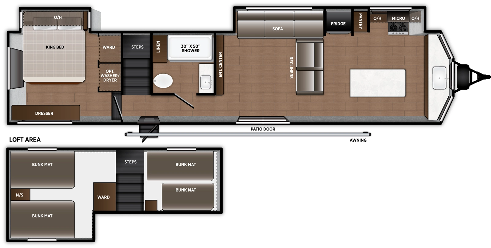 Wildwood Lodge 40FKP Floorplan